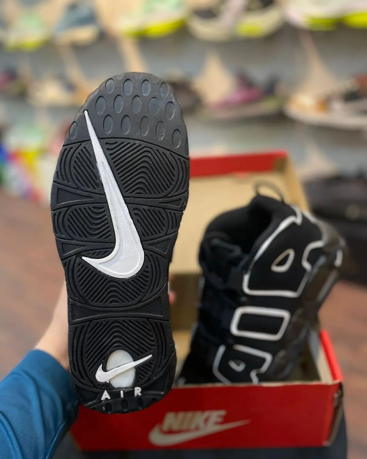 Nike Air More Uptempo Black - Smart Khareed