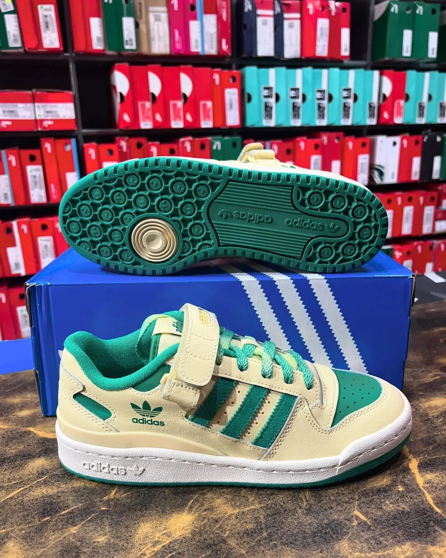 Adidas Forum Low Aqua - Shoe Boxs