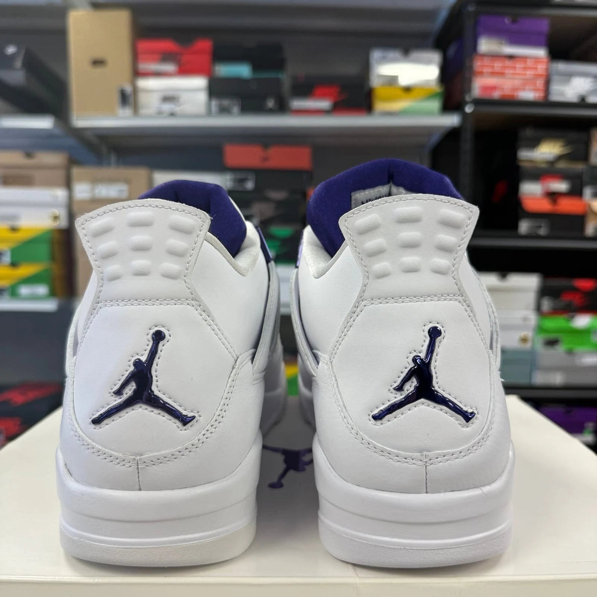 Air Jordan 4 Retro Court Purple - Shoe Boxs