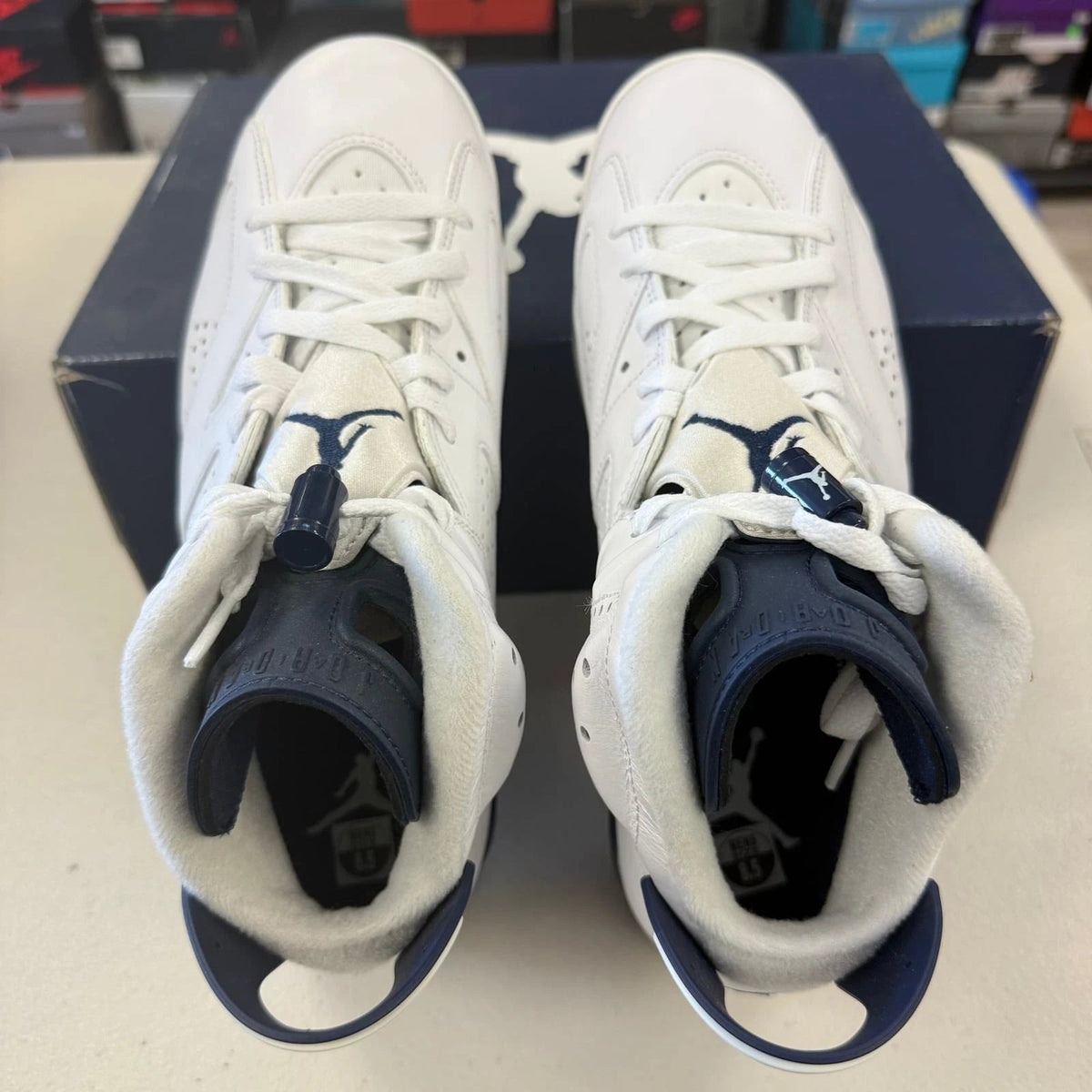 Air Jordan 6 Retro Midnight Navy - Shoe Boxs