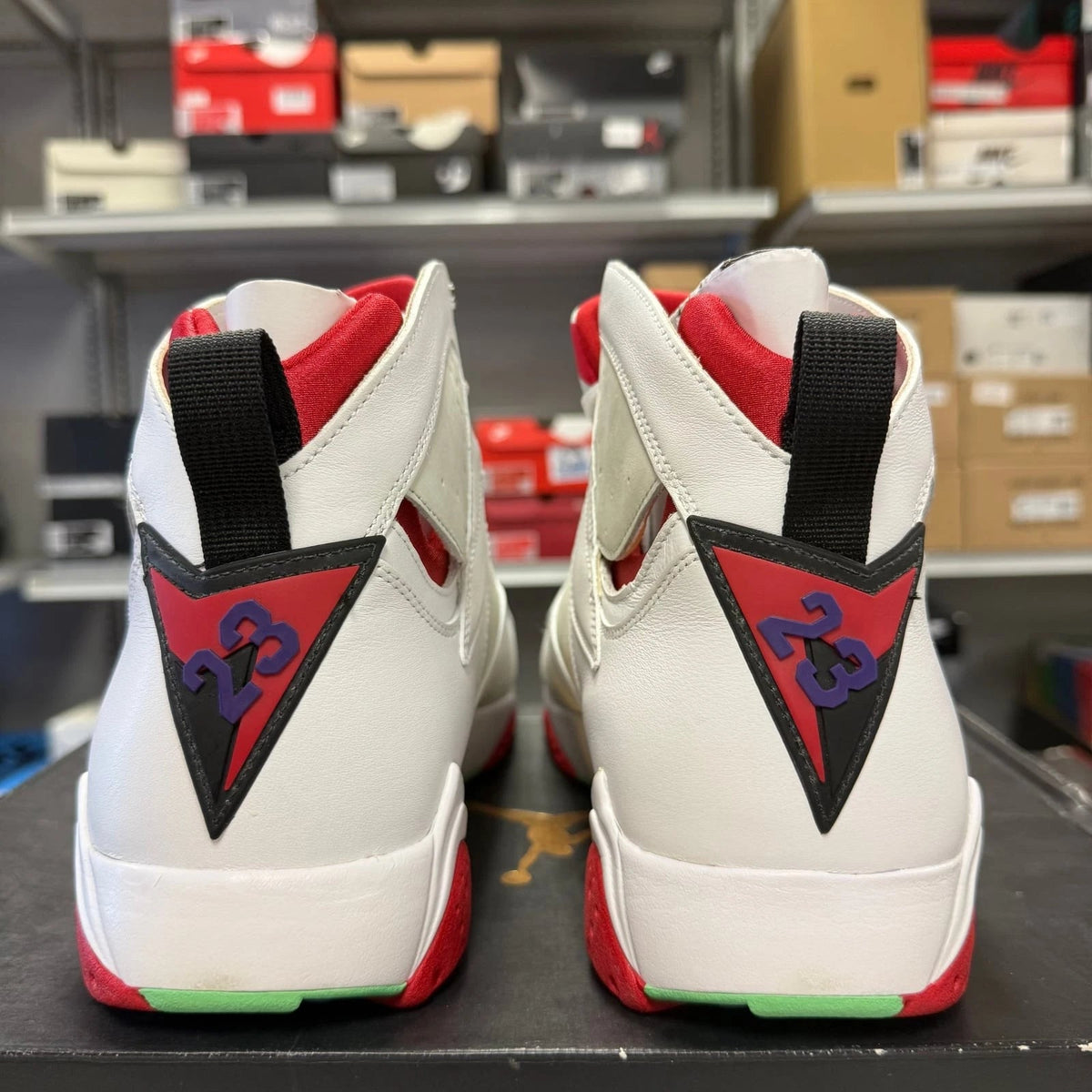 Air Jordan 7 Retro Hare White True Red - Shoe Boxs
