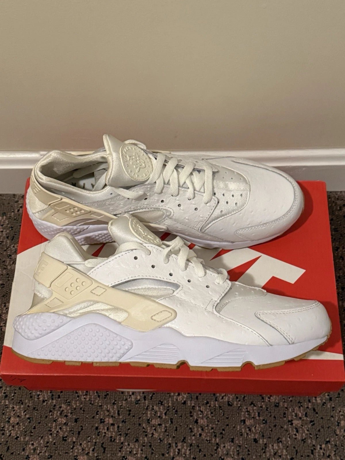 Nike Air Huarache Run PA Shoes Ostrich Gum - Shoe Boxs