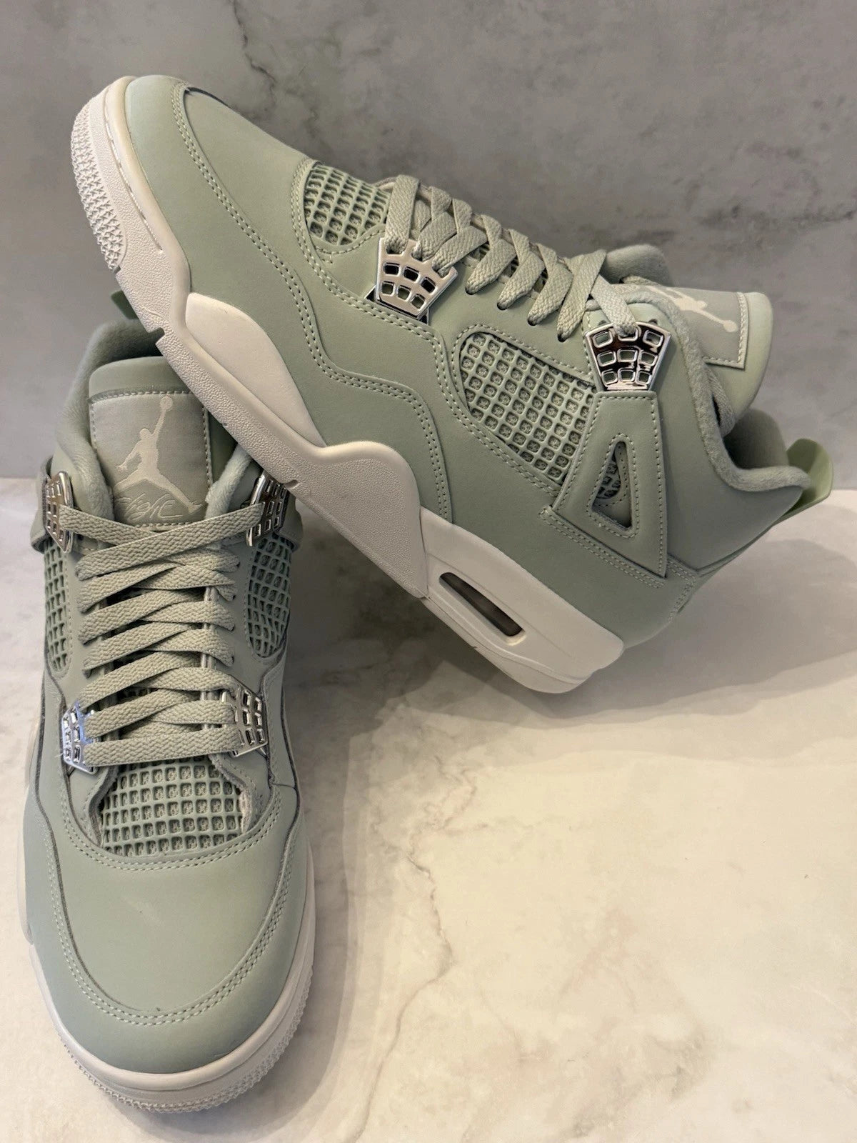 Nike Air Jordan 4 Retro Seafoam Shoes