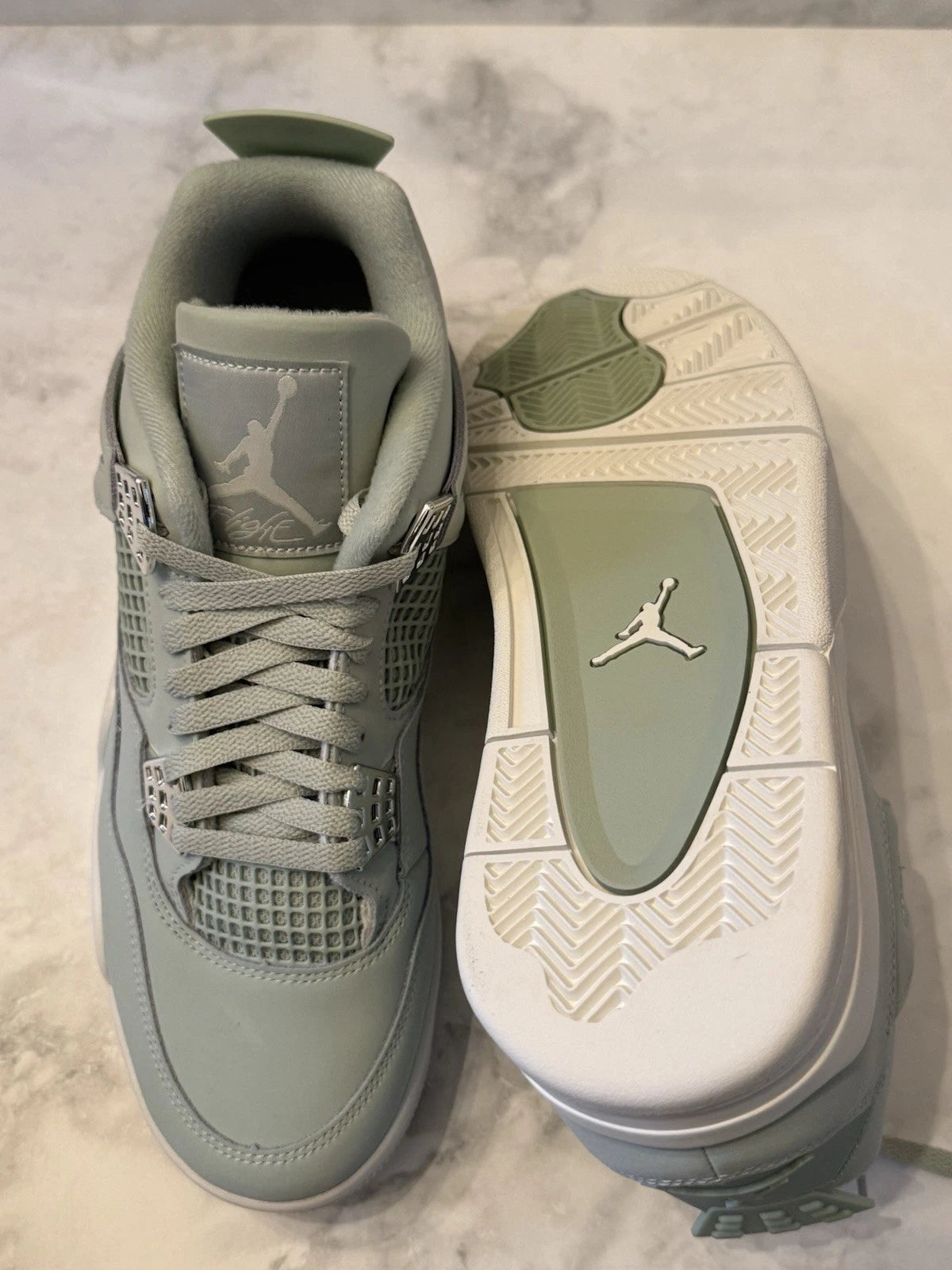 Nike Air Jordan 4 Retro Seafoam Shoes