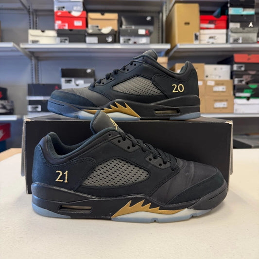 Air Jordan 5 Retro Low Wings Black Metallic Gold