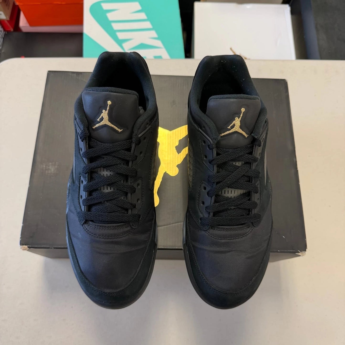 Air Jordan 5 Retro Low Wings Black Metallic Gold
